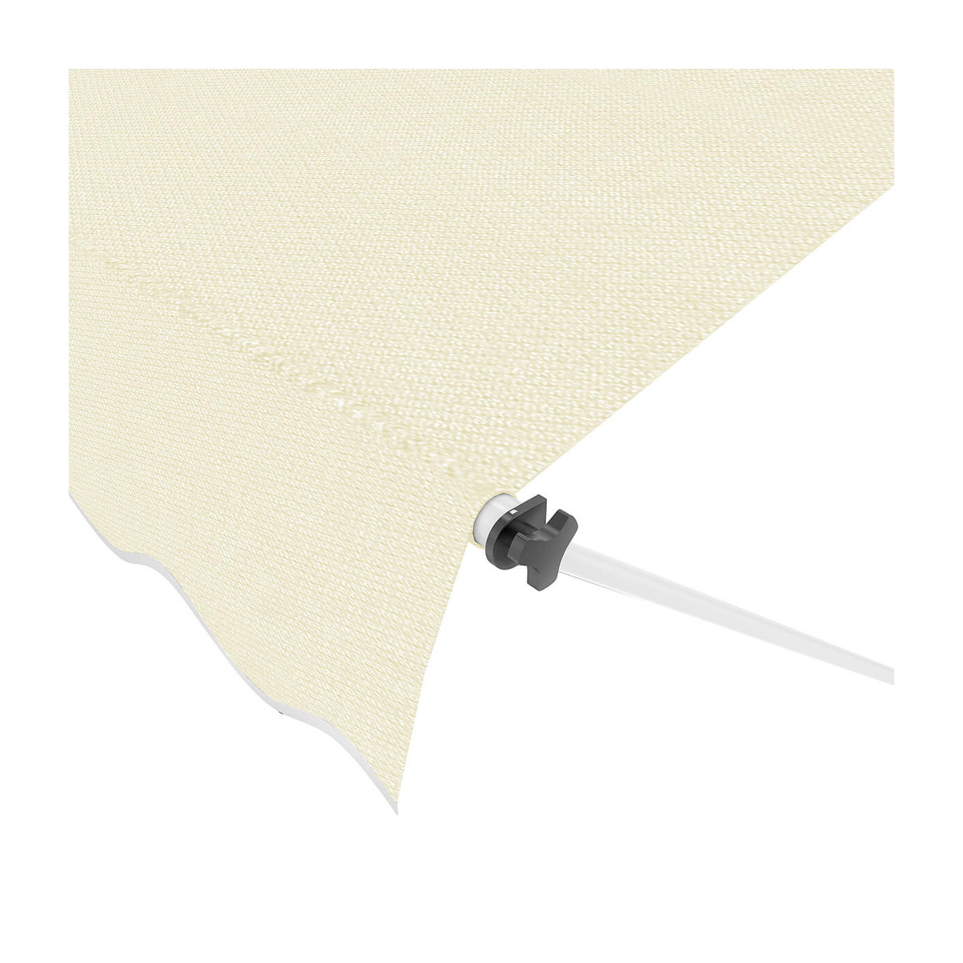 Przód markizy balkonowej easy beige w rozmiarze 250x130cm