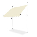 Markiza na balkon easy w kolorze beżowym w rozmiarze 300x130cm