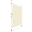 bok manualnej markizy chroniącej przed promieniami słonecznymi "easy" w kolorze beżowym w rozmiarze 350x130cm