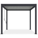 Cechy pergoli tarasowej ELEGANCE w rozmiarze 3x3 Anthracite/Light grey - gutroof