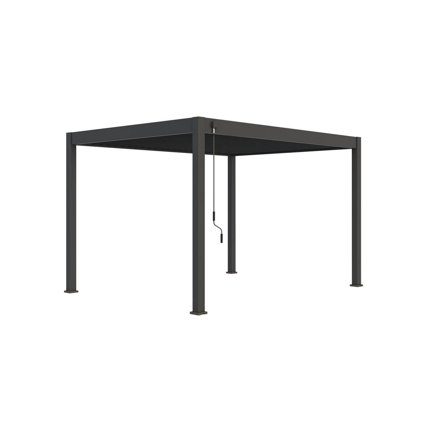 Solidna i trwała pergola ogrodowa na taras ELEGANCE 3x4 Anthracite - Gutroof