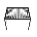 Widok z góry na panele dachowe pergoli ELEGANCE 3x4 Anthracite