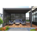 Aranżacja we wnętrzu perogoli ELEGANCE 3x4 Anthracite - gutroof