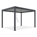 Pergola ogrodowa na taras ELEGANCE 3x4 Anthracite/Light Grey - Gutroof