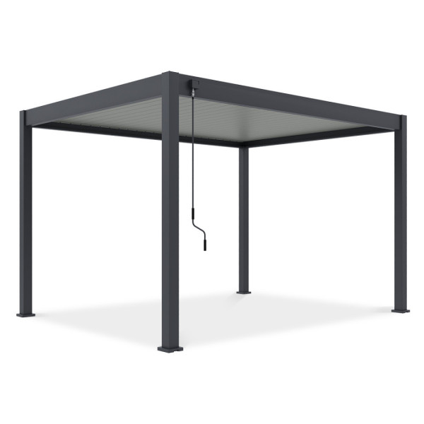 Pergola ogrodowa na taras ELEGANCE 3x4 Anthracite/Light Grey - Gutroof