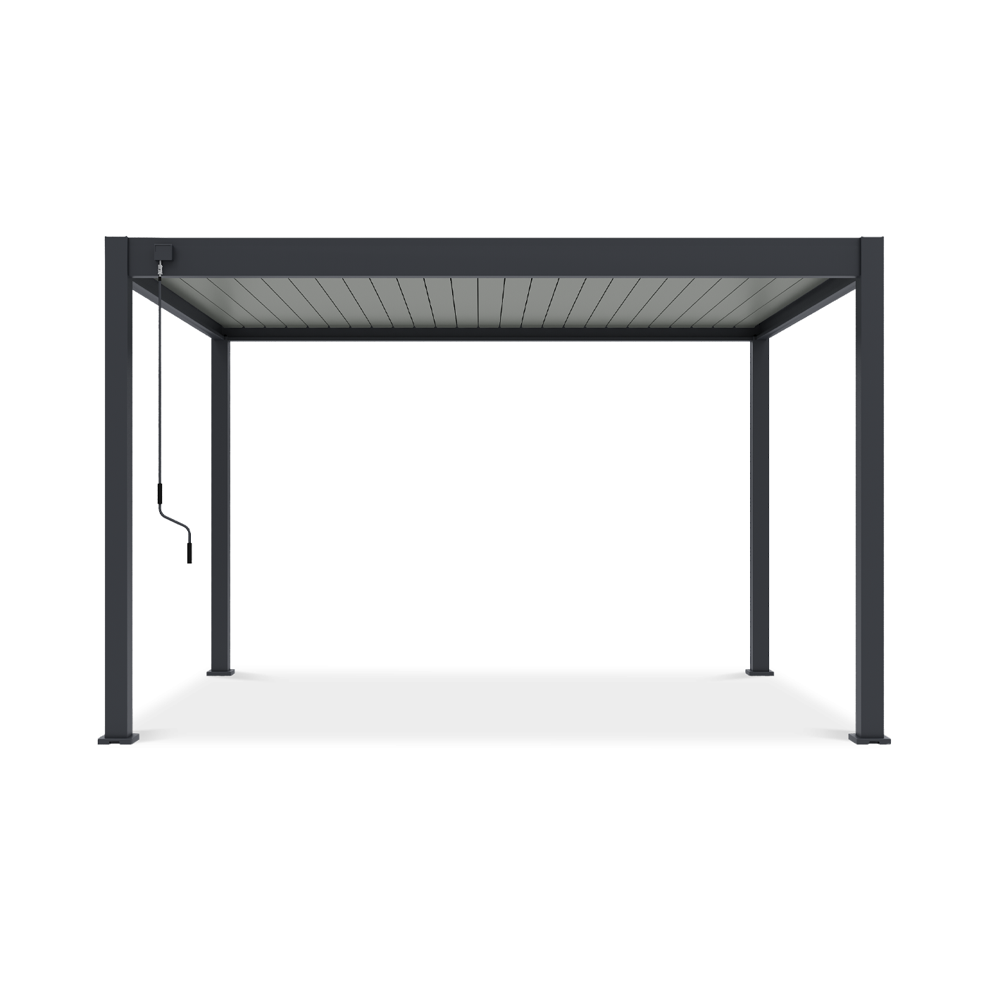 Pergola ogrodowa na taras ELEGANCE 3x4 Anthracite/Light Grey - Gutroof