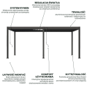Cechy pergola ogrodowa ELEGANCE 3x6 Anthracite - Gutroof stojąca na tarasie