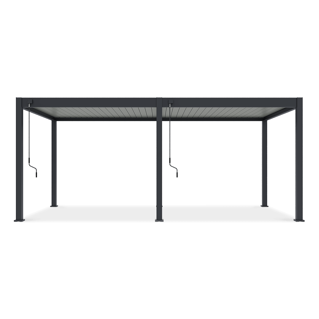 Pergola ELEGANCE 3x6 przy basenie ogrodowym
