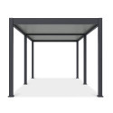 Bok pergoli ogrodowej ELEGANCE 3x6 Anthracite/Light grey
