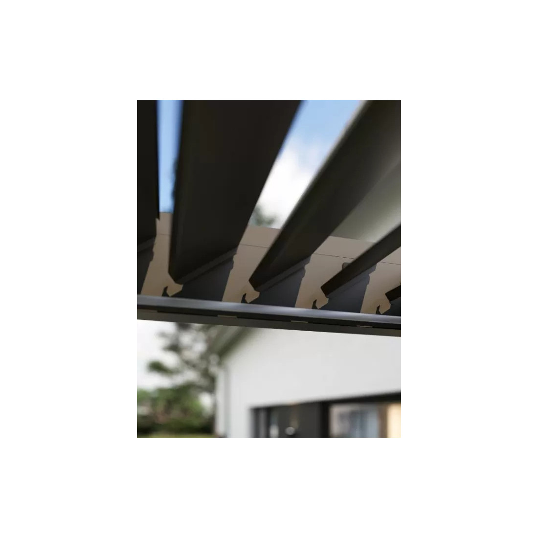 Oświetlenie Led w pergoli Elegance Automatice 3x3 Anthracite/Light Grey