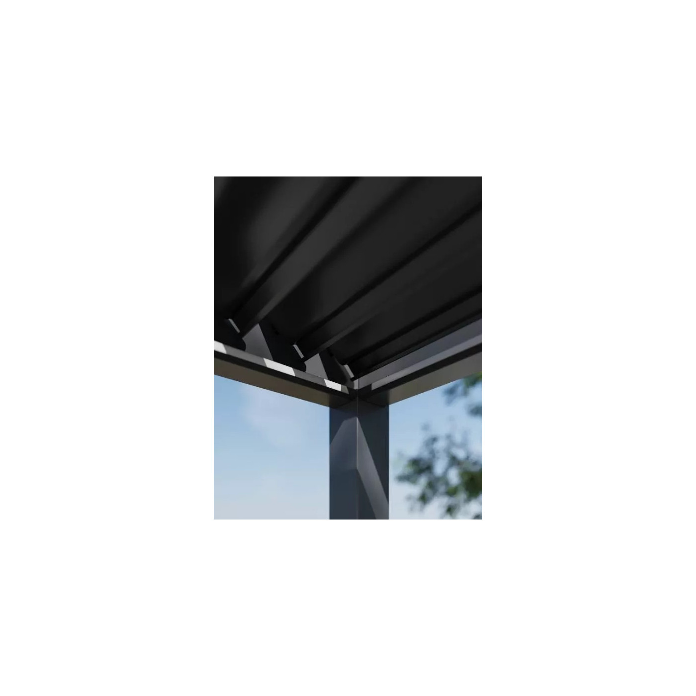Oświetlenie Led w pergoli Elegance Atomatic 3x3 Taupe od Gutroof