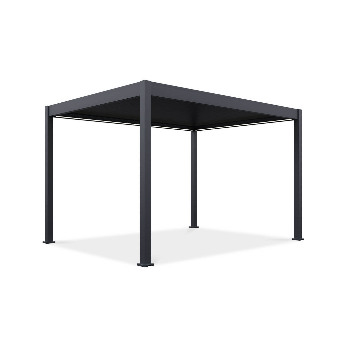 Pergola automatyczna ELEGANCE AUTOMATIC 3x4 z oświetleniem LED Anthracite - Gutroof
