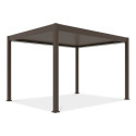 Pergola automatyczna ELEGANCE AUTOMATIC 3x4 z oświetleniem LED Taupe - Gutroof