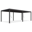 Pergola tarasowa deluxe 3,6x7,2m w kolorze antracytowym Gutroof