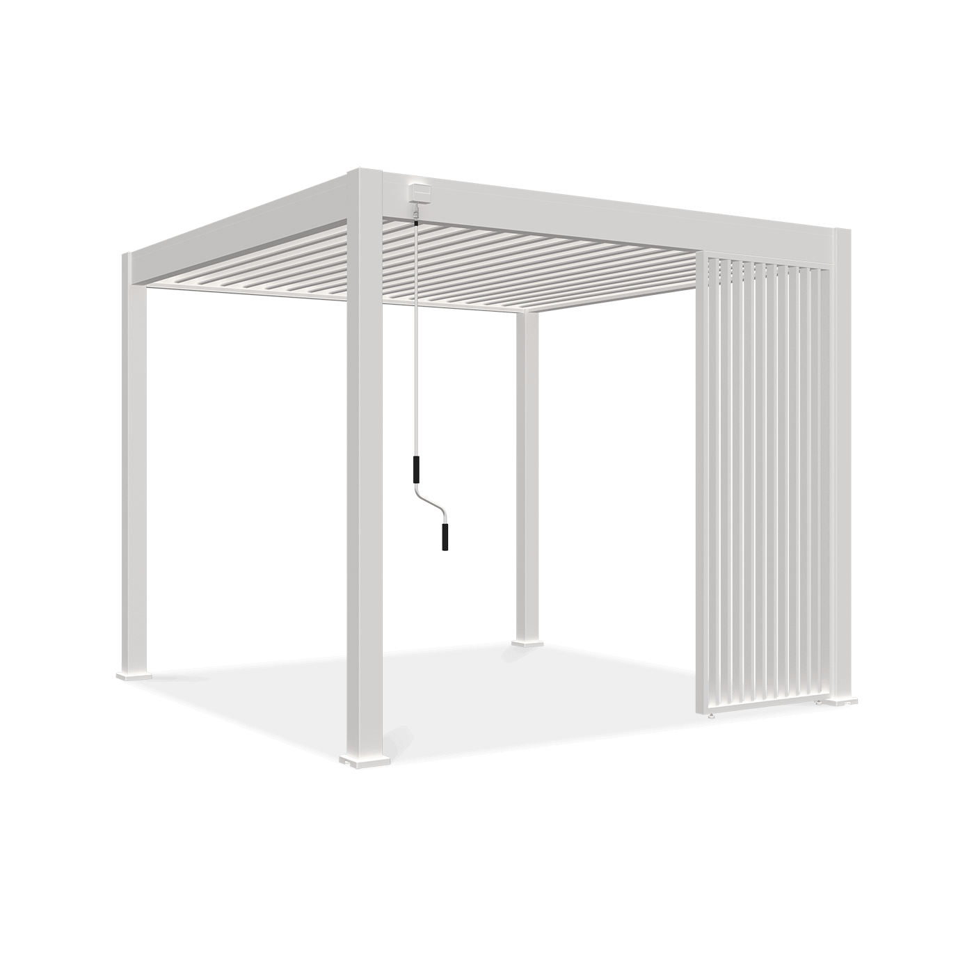 cechy - panel żaluzjowy pionowy do pergoli ELEGANCE/DELUXE/FUSION 1 m White - Gutroof