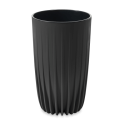 Wysoka donica ogrodowa MIRA ECO recycled 30cm czarna - LAMELA