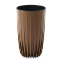 Wysoka donica ogrodowa MIRA ECO wood 30cm natural - LAMELA