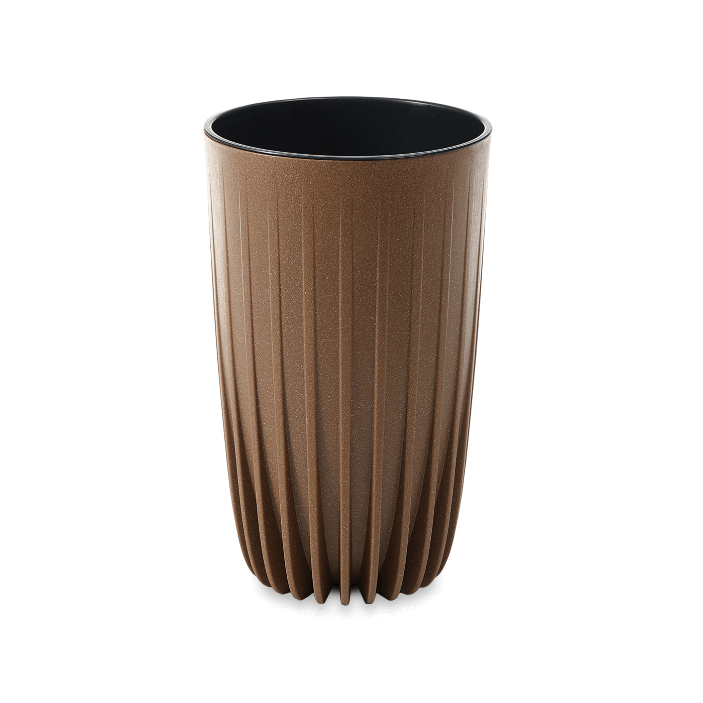 Wysoka donica ogrodowa MIRA ECO wood 30cm natural - LAMELA