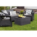 Mebe ogrodowe - Zestaw ogrodowy Corfu Box Graphite Focusgarden.pl