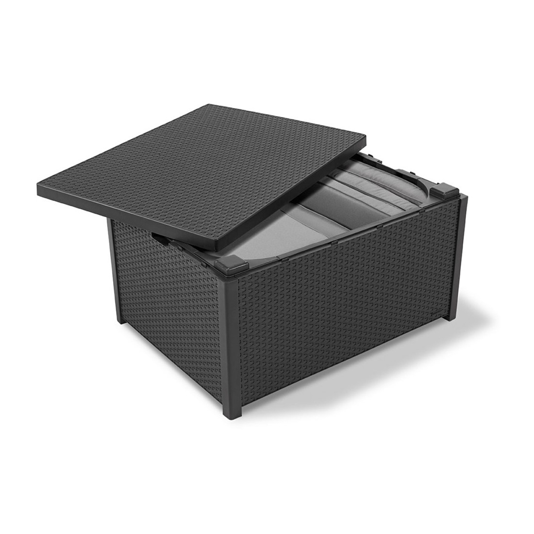 Mebe ogrodowe - Zestaw ogrodowy Corfu Box Graphite Focusgarden.pl