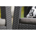 Mebe ogrodowe - Zestaw ogrodowy Corfu Box Graphite Focusgarden.pl