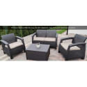 Mebe ogrodowe - Zestaw ogrodowy Corfu Box Graphite Focusgarden.pl