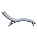 bok leżaka basenowego star light grey