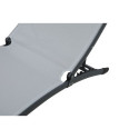 materiał w leżaku ogrodowym star light grey