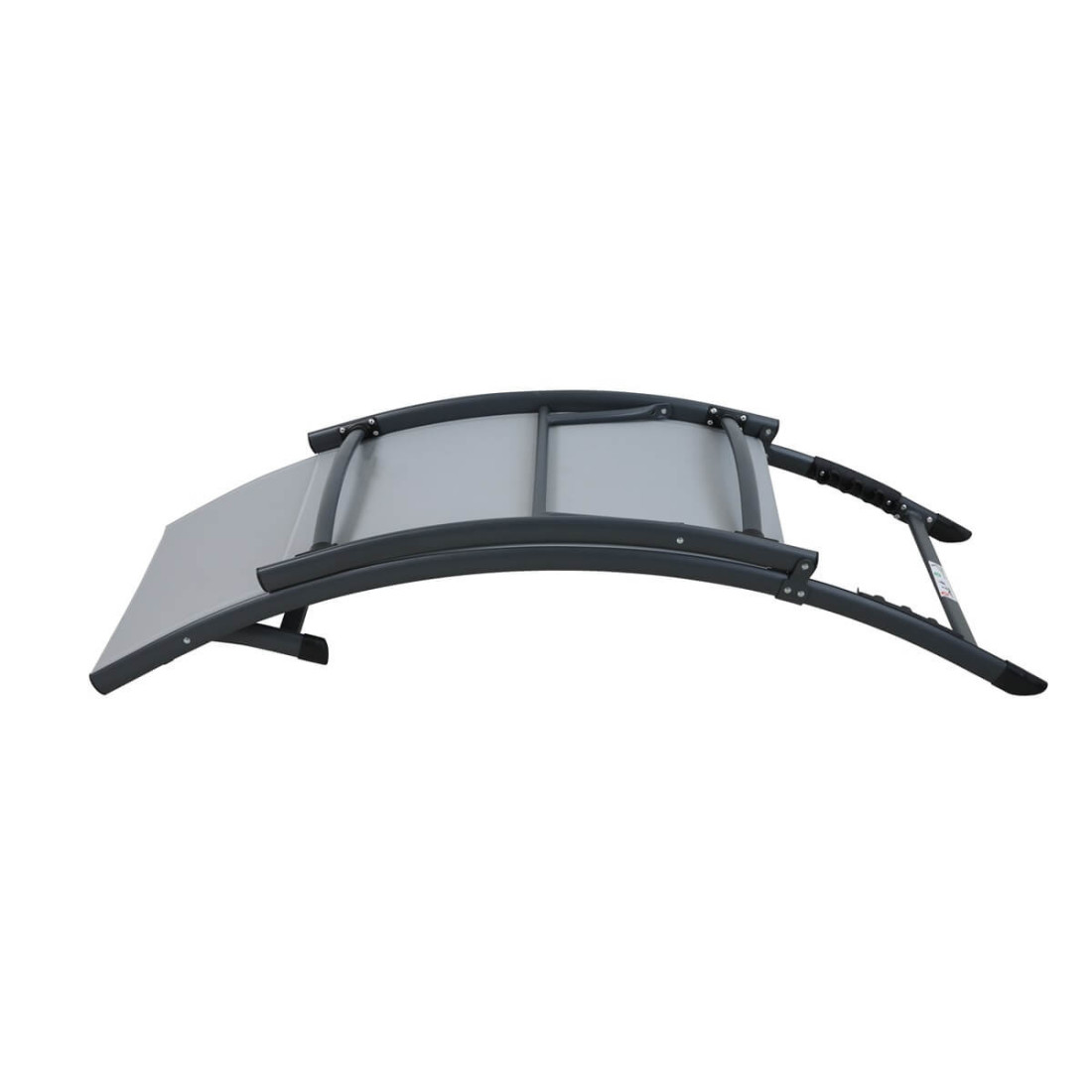 możliwość składania leżaka ogrodowego star light grey