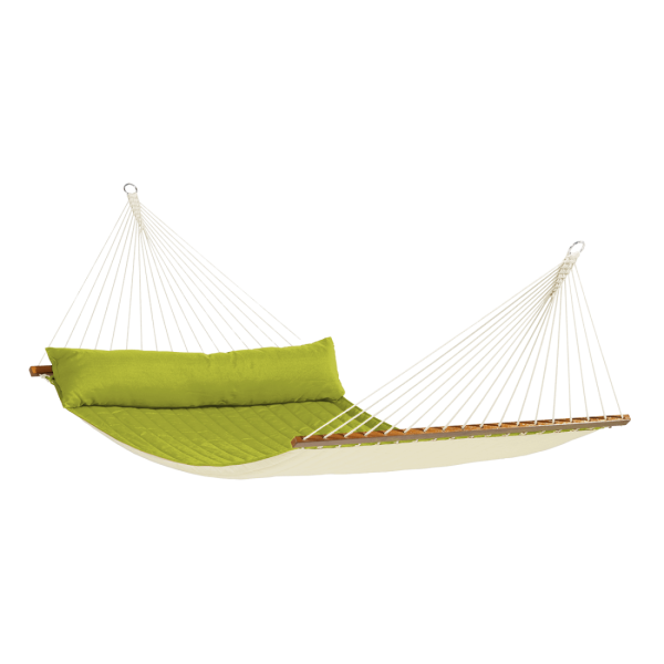 Hamak dwuosobowy z drążkiem ALABAMA Avocado - La Siesta