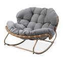 Fotel bujany RODOS Natural/Light Grey - Focus Garden