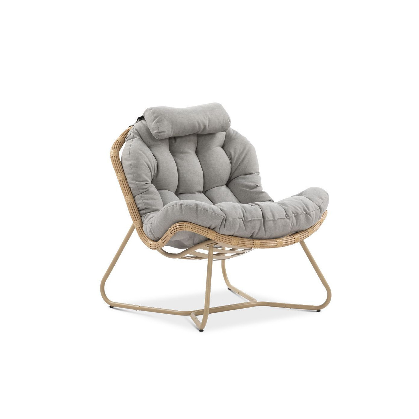 Meble RODOS CAFFE Natural/Light Grey - Elegancja w ogrodzie