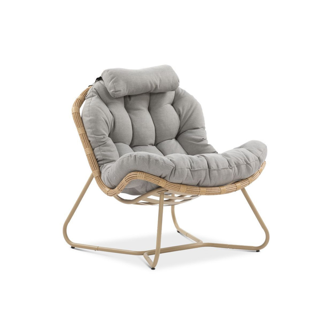 Meble RODOS CAFFE Natural/Light Grey - Elegancja w ogrodzie