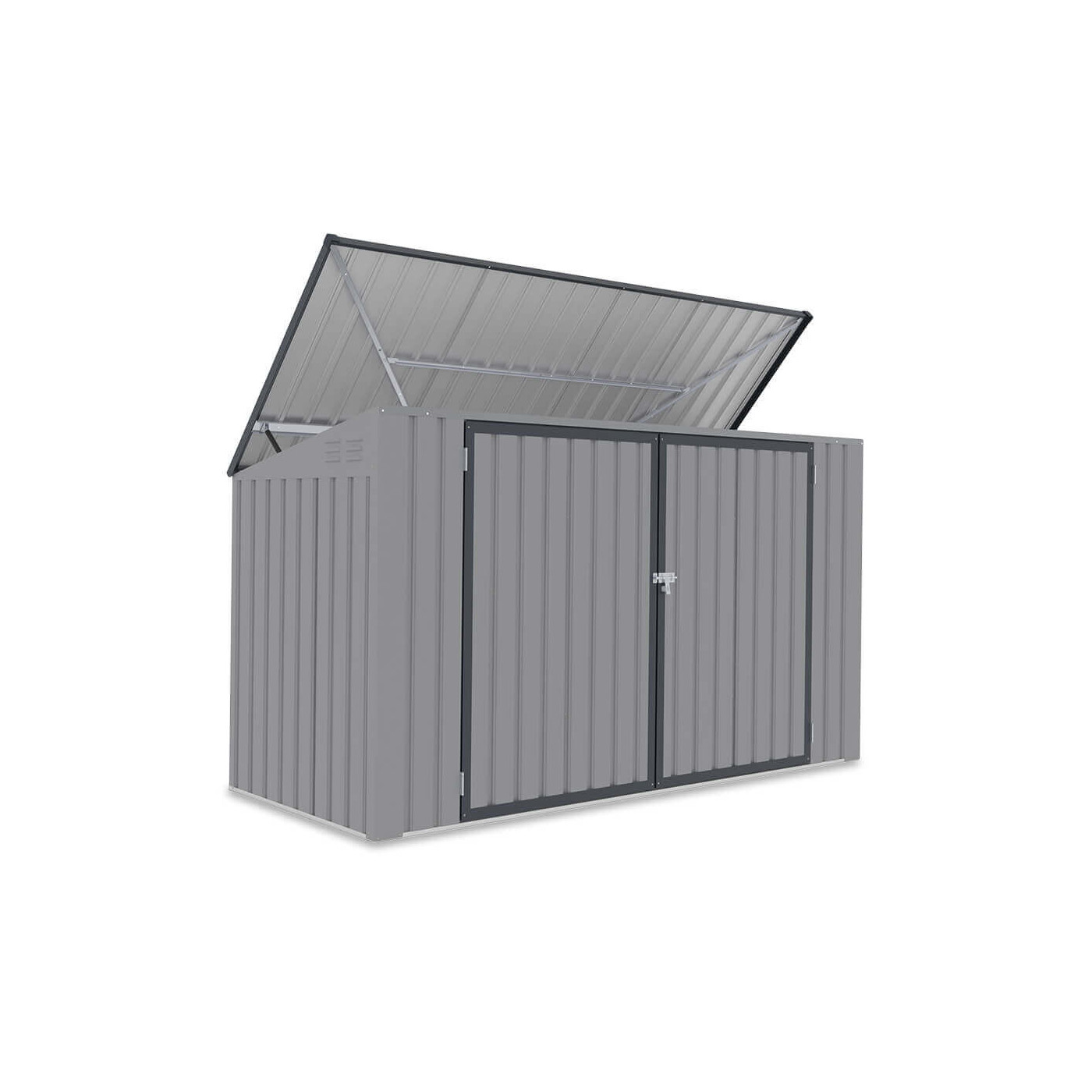 Osłona na kosze na śmieci Hardmaister DAVIS 8x3 Light Grey