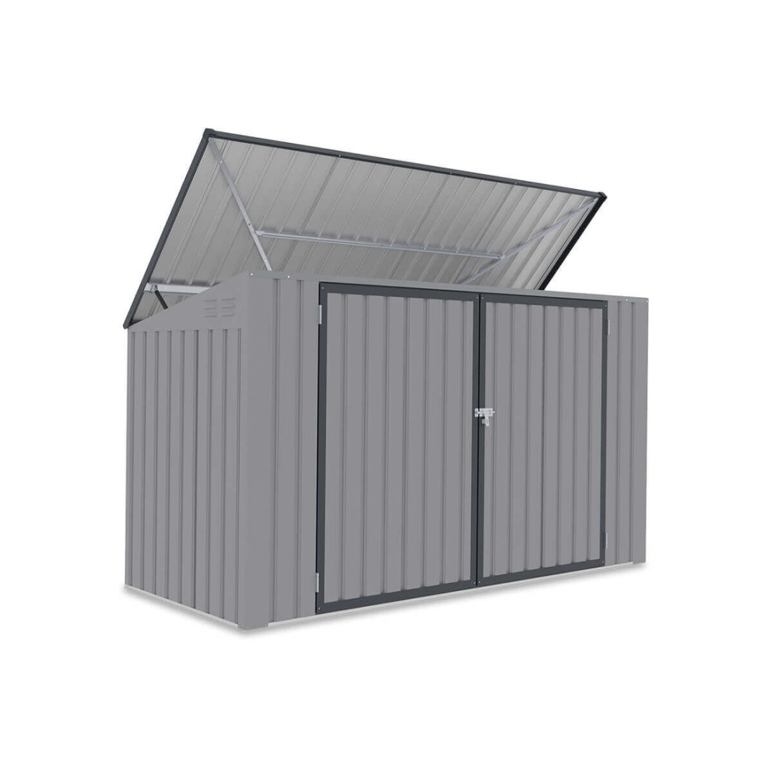 Osłona na kosze na śmieci Hardmaister DAVIS 8x3 Light Grey