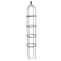 Pergola na rośliny pnące metalowa cultivo 210 cm czarna