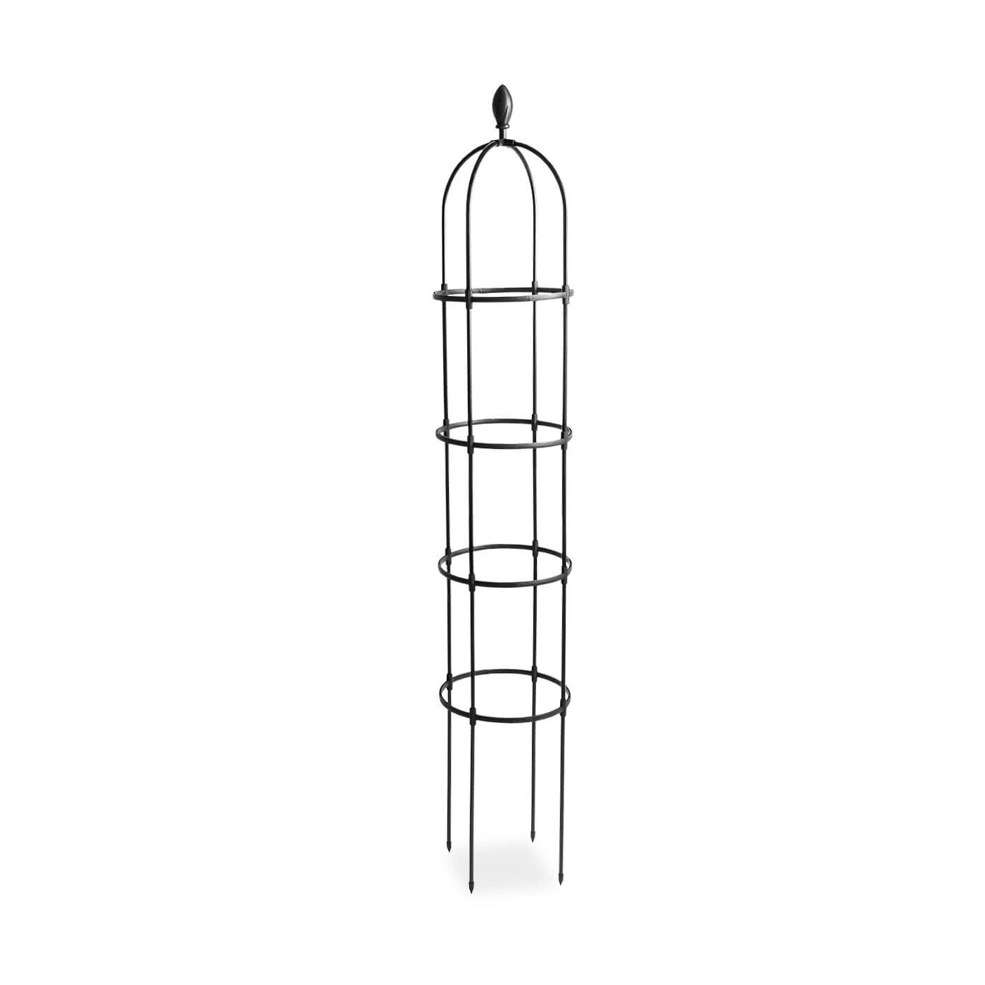 Pergola na rośliny pnące metalowa cultivo 210 cm czarna