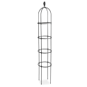 Pergola na rośliny pnące metalowa cultivo 210 cm czarna