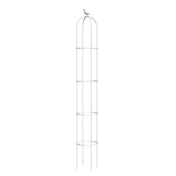 Biała pergola na róże, wys. 210cm, metalowa - Cultivo