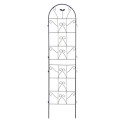Dwie czarne podpórki do roślin o wymiarze 190x55 cm od firmy Cultivo