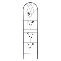 Dwie czarne podpórki do roślin o wymiarze 190x55 cm od firmy Cultivo