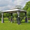 Pawilon do ogrodu VANCOUVER 3x4 Light Grey - Hardmaister