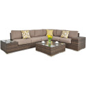 OUTLET 029 Narożnik technorattan AVOCADO Brown