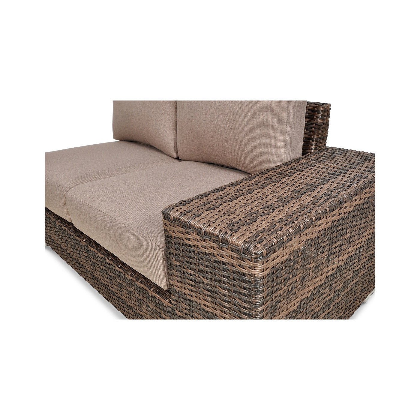 OUTLET 029 Narożnik technorattan AVOCADO Brown