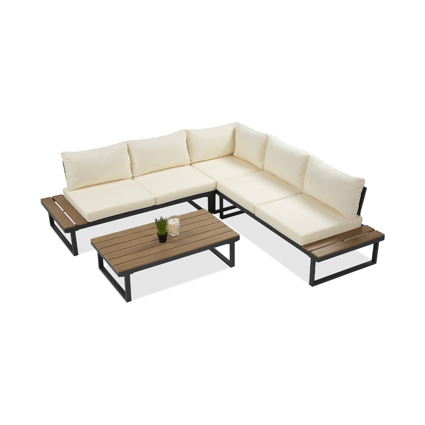 Narożnik wypoczynkowy EMERSON Light Beige - Focus Garden