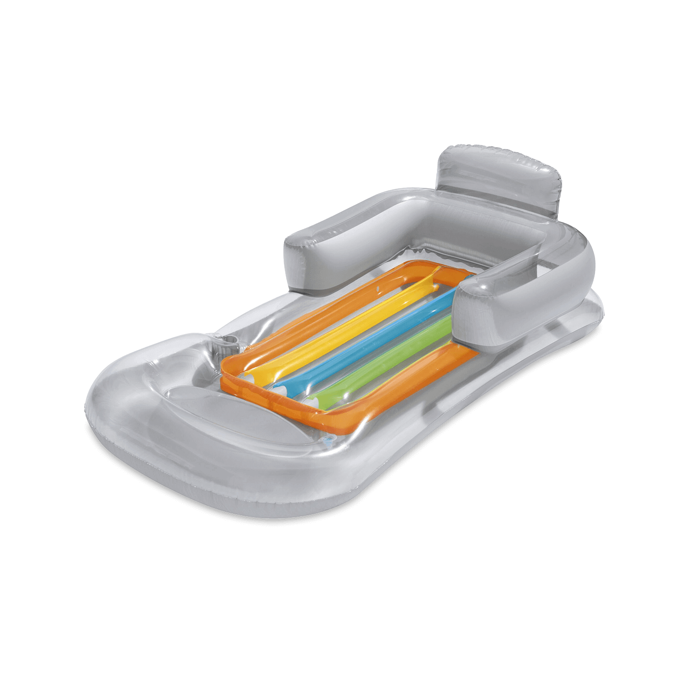 Materac do pływania SUMMER COLORS GREY 1,6x0,8m - Bestway 43028