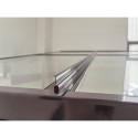 Ogród zimowy SOHO Black 364x290cm PC + Glass - Gutroof, czarna konstrukcja, widok z bliska na tworzywo