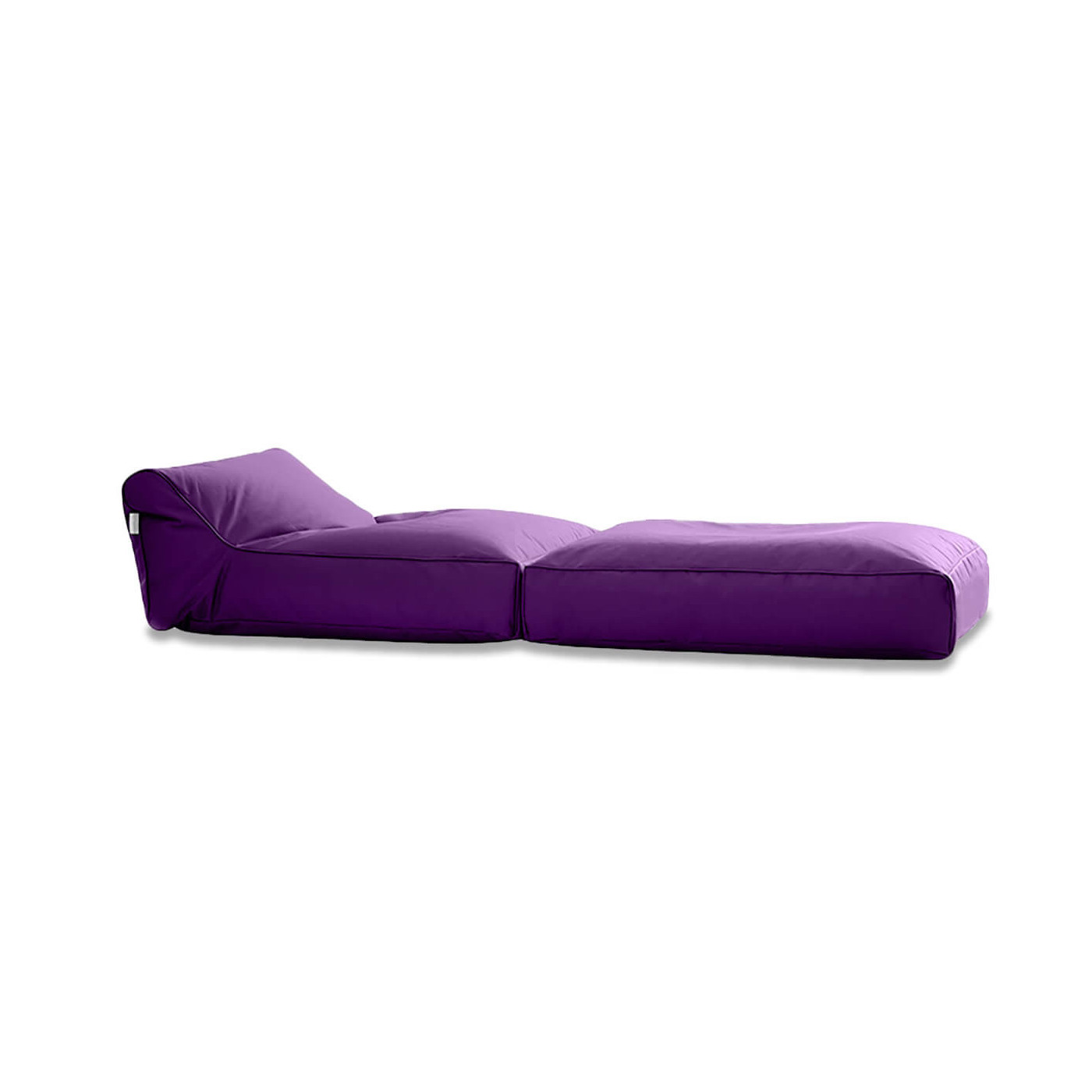 Rozłożony fotel sako LOUNGE w kolorze fioletowym