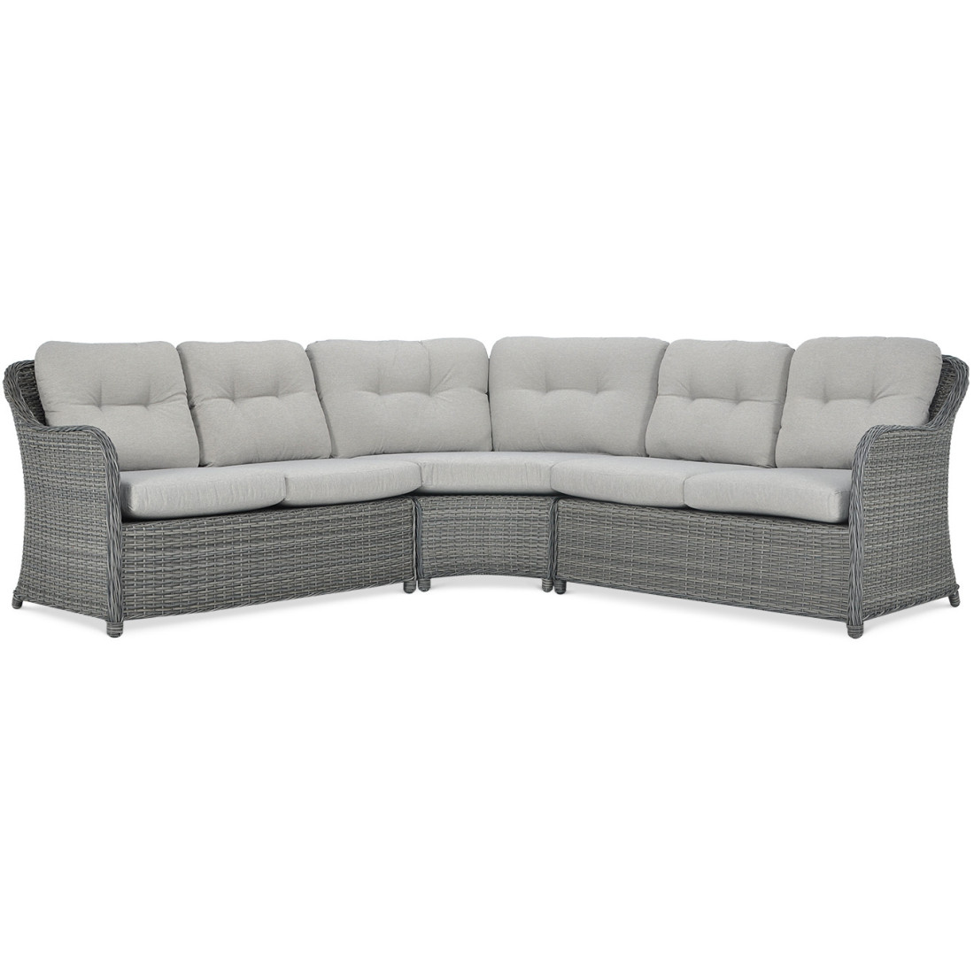 OUTLET 061 Narożnik z technorattanu SAVONA Dark Grey