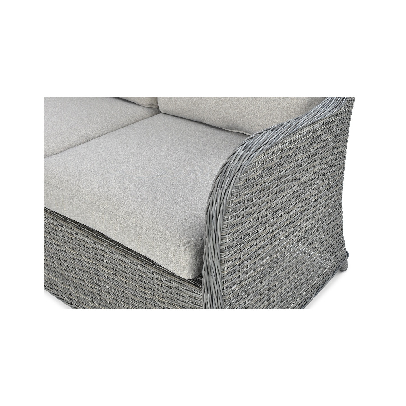 OUTLET 061 Narożnik z technorattanu SAVONA Dark Grey